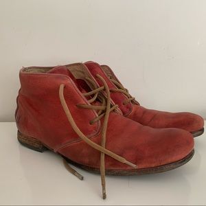 【John Fluevog】Men's leather high cut shoes